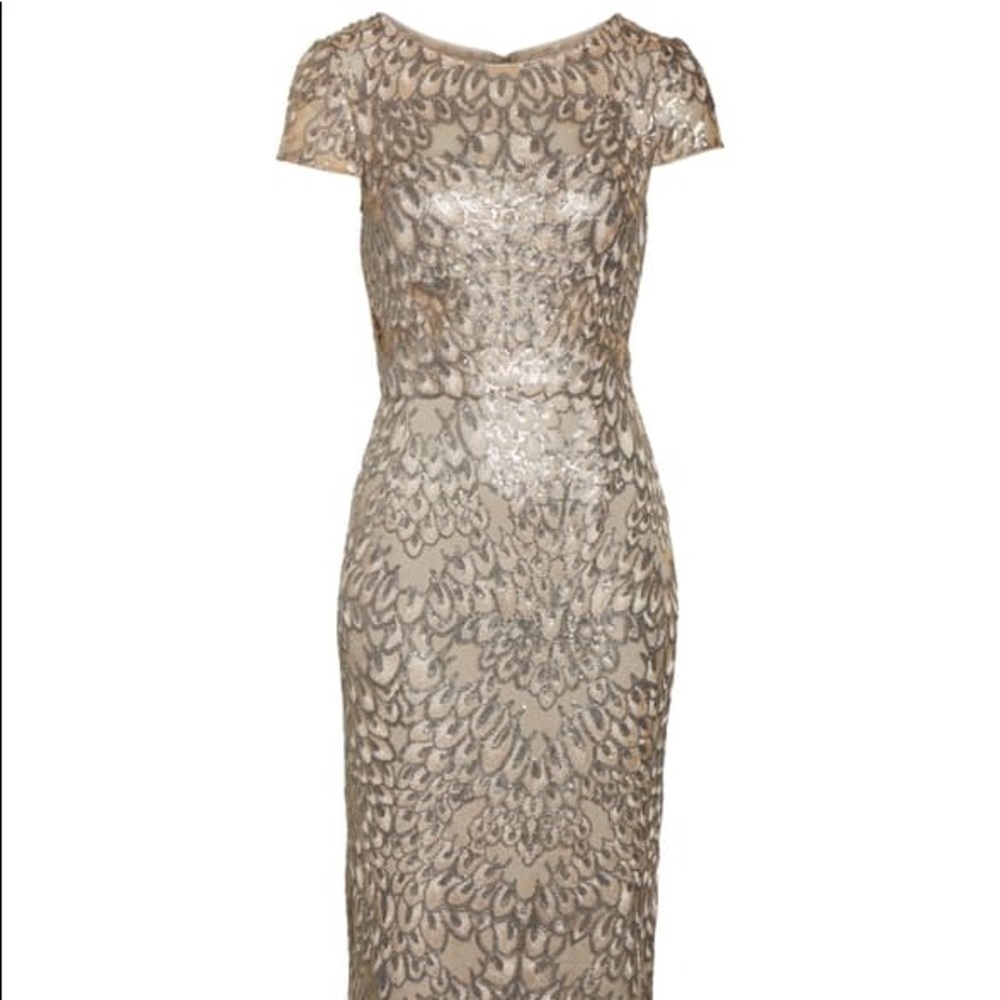 Adrianna Papell sequin gown